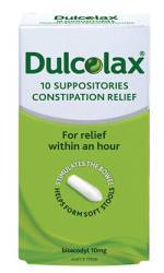 Dulcolax 10 Suppositories constipation relief